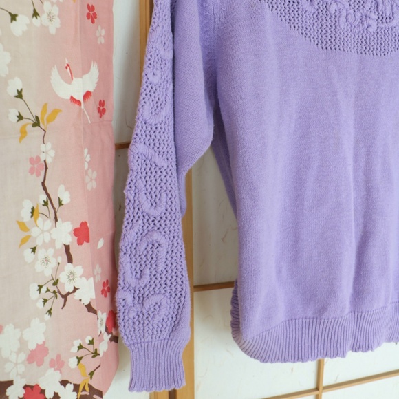 VTG Pastel Grannycore Sweater - Picture 10 of 14